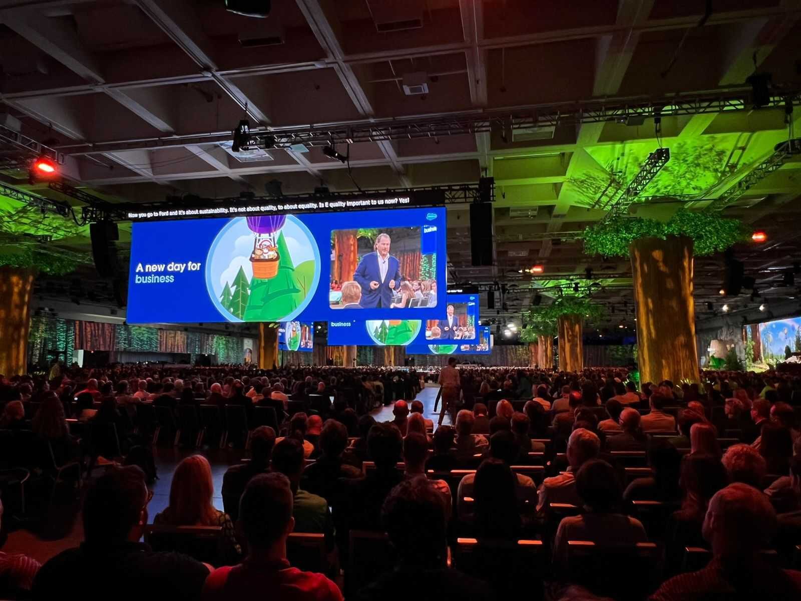 Imagem do Dreamforce 2022, o maior evento global sobre Salesforce.